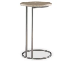 Global Designs Pewter Geometric Capiz Mosaic C Accent Table -Home Sale Store 810543213 4