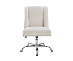 Comfort Home Warm White Sherpa Chair -Home Sale Store 810543232 3