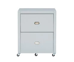 Kari Gray 2-Drawer Rolling Filing Cabinet -Home Sale Store 810543238 3
