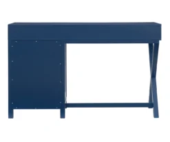 Kari Royal Blue 4-Drawer Office Desk -Home Sale Store 810543245 A4 5