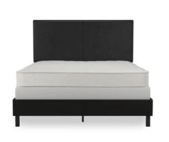 Atwater Living DHP Jazmine Black Faux Leather Upholstered Bed -Home Sale Store 810543812 3