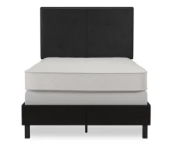 Atwater Living DHP Jazmine Black Faux Leather Upholstered Bed -Home Sale Store 810543814 3