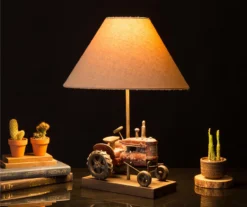 Brown Tractor Truck Table Lamp -Home Sale Store 810546433 5