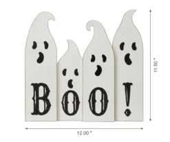 "Boo!" Ghost Family Tabletop Decor -Home Sale Store 810547787 5