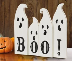 "Boo!" Ghost Family Tabletop Decor -Home Sale Store 810547787 6
