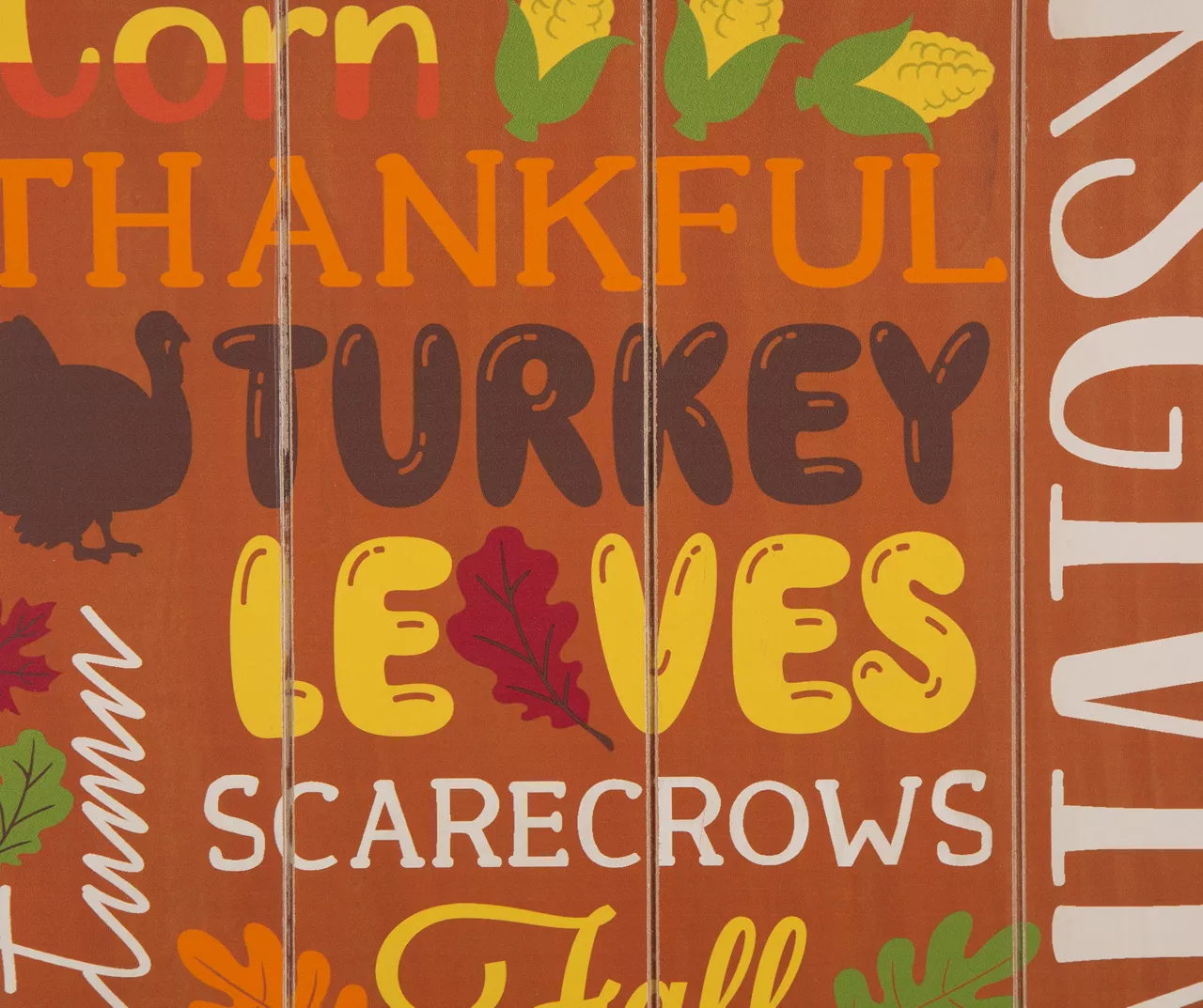 Colorful Thanksgiving Sentiments Hanging Wall Decor 4 Colorful Thanksgiving Sentiments Hanging Wall Decor - Image 4