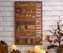 Colorful Thanksgiving Sentiments Hanging Wall Decor 14 Colorful Thanksgiving Sentiments Hanging Wall Decor -Home Sale Store 810547799 7