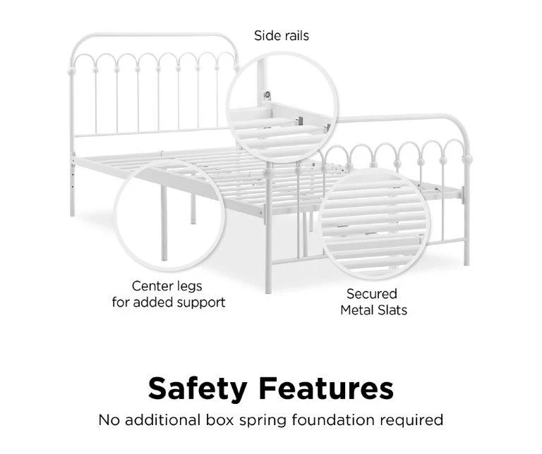 Novogratz Bright Pop Metal Bed 7 Novogratz Bright Pop Metal Bed - Image 7