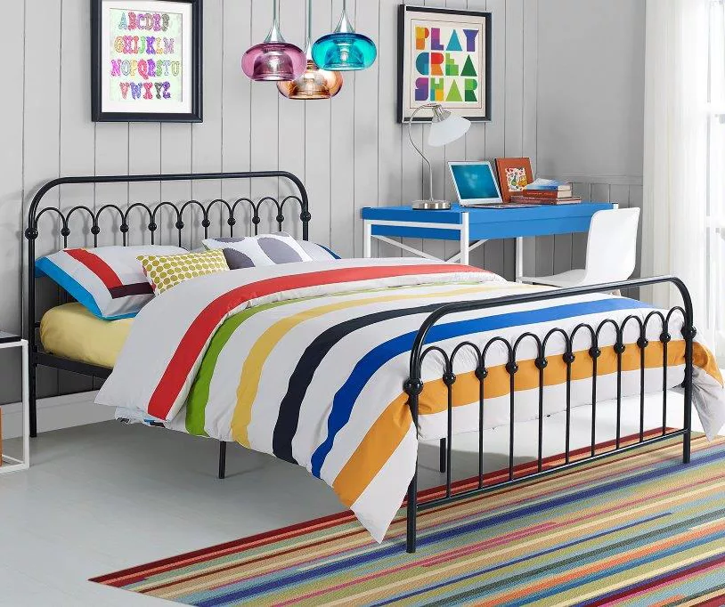 Novogratz Bright Pop Metal Bed 4 Novogratz Bright Pop Metal Bed - Image 4