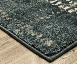 Carissa Blue & Gray Modern Squares Area Rug -Home Sale Store 810551338 1