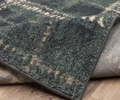 Carissa Blue & Gray Modern Squares Area Rug -Home Sale Store 810551339 5