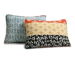 Turquoise & Orange Bohemian Pattern Stripe Full/Queen 3-Piece Quilt Set -Home Sale Store 810552950 31