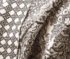 Aubree Black & White Full/Queen 3-Piece Quilt Set 10 Aubree Black & White Full/Queen 3-Piece Quilt Set -Home Sale Store 810552958 21