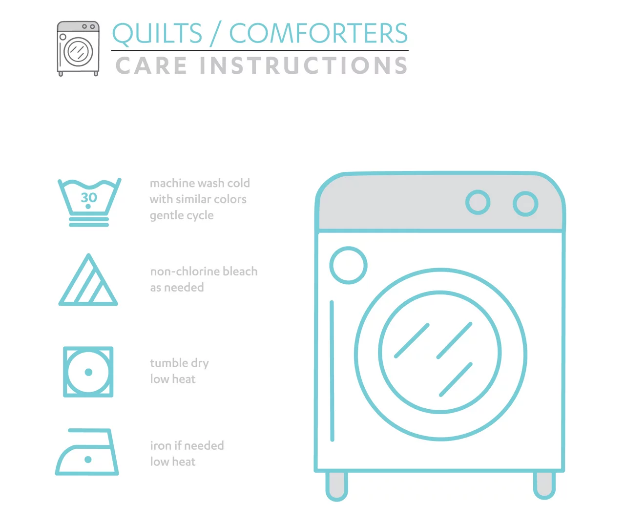 Hygge White & Taupe Geometric Full/Queen 3-Piece Quilt Set 8 Hygge White & Taupe Geometric Full/Queen 3-Piece Quilt Set - Image 8