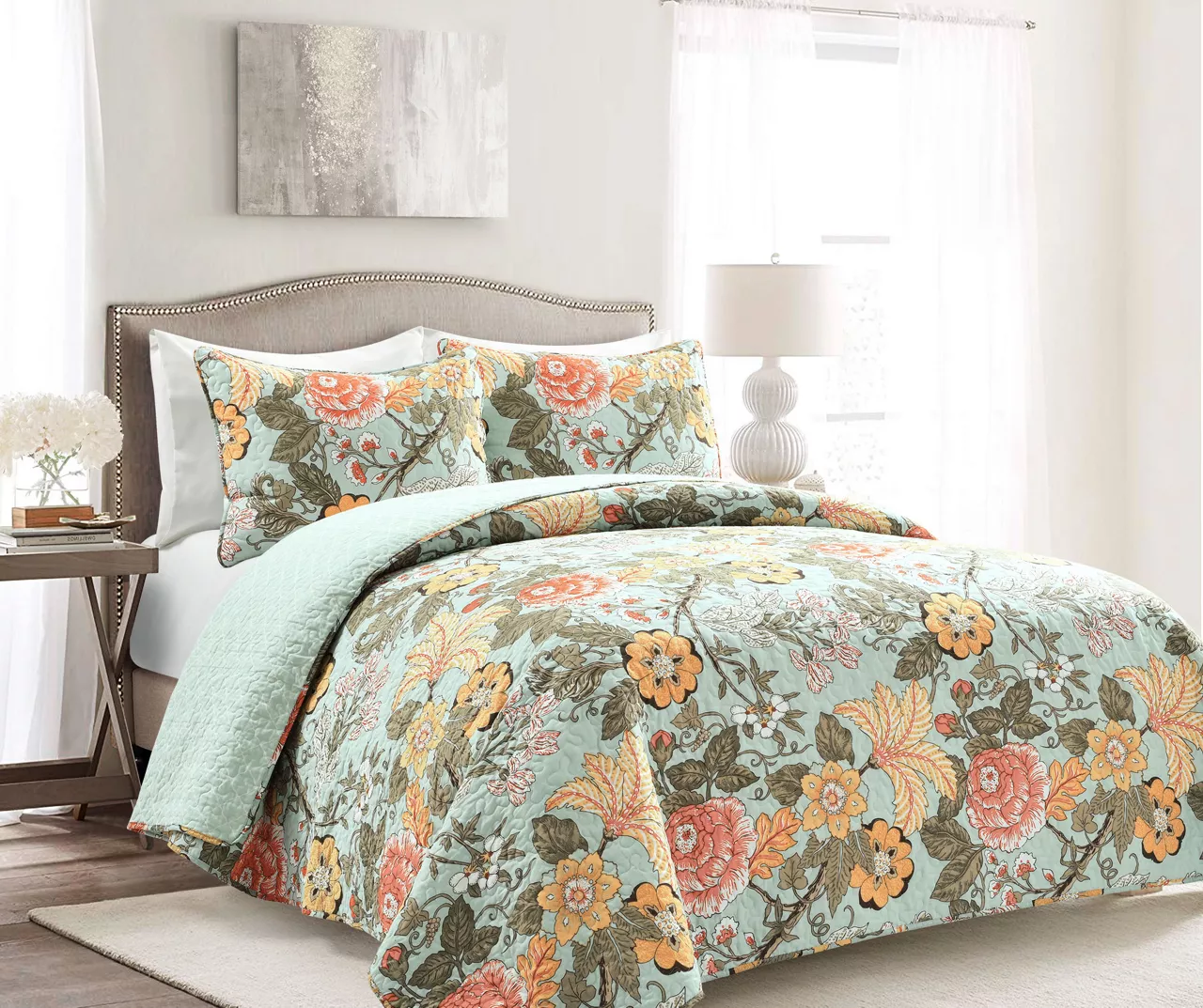 Sydney Floral Quilt Set 5 Sydney Floral Quilt Set - Image 5