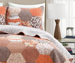 Briley Geometric Hexagon Reversible 3-Piece Quilt Set -Home Sale Store 810553323 2
