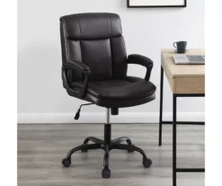 Real Living Faux Leather Office Chair 16 Real Living Faux Leather Office Chair -Home Sale Store 810559968