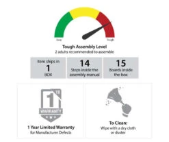 Ivory Oak 3-Door Storage Wardrobe -Home Sale Store 810561398 7
