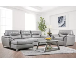 Clifton Ridge Stone Vegan Leather Swivel Chair 5 Clifton Ridge Stone Vegan Leather Swivel Chair -Home Sale Store 810569859 810569860 810569861