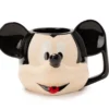 Disney Black & Beige Mickey Face Sculpted Mug