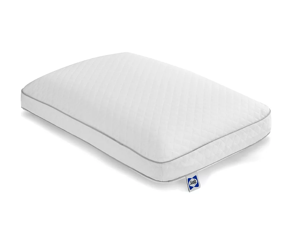 White Quilted Memory Foam Pillow 1 White Quilted Memory Foam Pillow