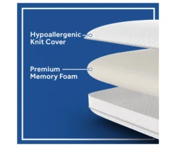 White Quilted Memory Foam Pillow 5 White Quilted Memory Foam Pillow -Home Sale Store 810571087 3