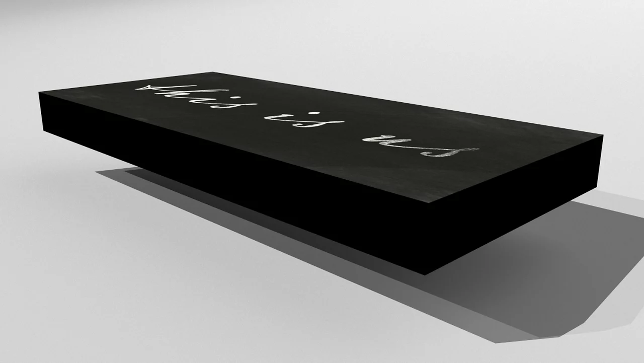 "This Is Us" Black & White Wall Plaque 1 "This Is Us" Black & White Wall Plaque