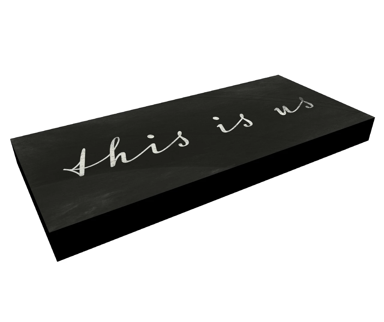 "This Is Us" Black & White Wall Plaque 2 "This Is Us" Black & White Wall Plaque - Image 2