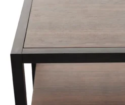 Walnut Chevron 2-Door Storage Cabinet -Home Sale Store 810584249 2