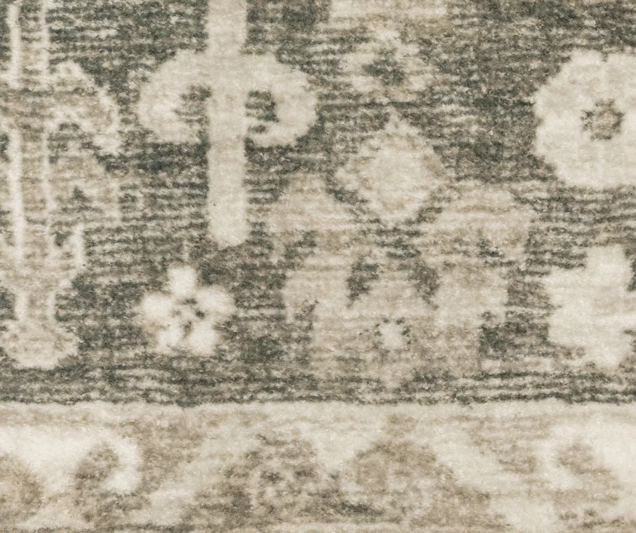 Savion Charcoal & Ivory Floral Geometric Area Rug 12 Savion Charcoal & Ivory Floral Geometric Area Rug - Image 12