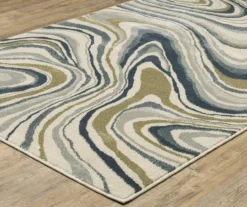 Goodman Ivory & Navy Swirl Area Rug -Home Sale Store 810584945 1