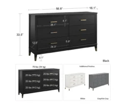 CosmoLiving Westerleigh 6-Drawer Dresser -Home Sale Store 810589232 1