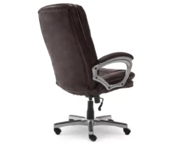 Benton Brown Big & Tall Faux Leather Executive Office Chair 10 Benton Brown Big & Tall Faux Leather Executive Office Chair -Home Sale Store 810590314 4