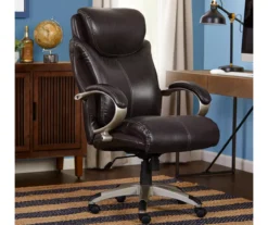 Dayton Dark Brown Big & Tall Bonded Leather Office Chair -Home Sale Store 810590372 2