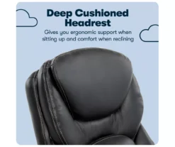 Claremont Black Bonded Leather Office Chair 21 Claremont Black Bonded Leather Office Chair -Home Sale Store 810590374 10