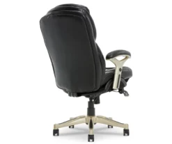 Claremont Black Bonded Leather Office Chair 15 Claremont Black Bonded Leather Office Chair -Home Sale Store 810590374 5