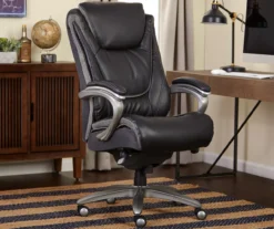 Baxter Black Big & Tall Bonded Leather Office Chair 10 Baxter Black Big & Tall Bonded Leather Office Chair -Home Sale Store 810590377 2