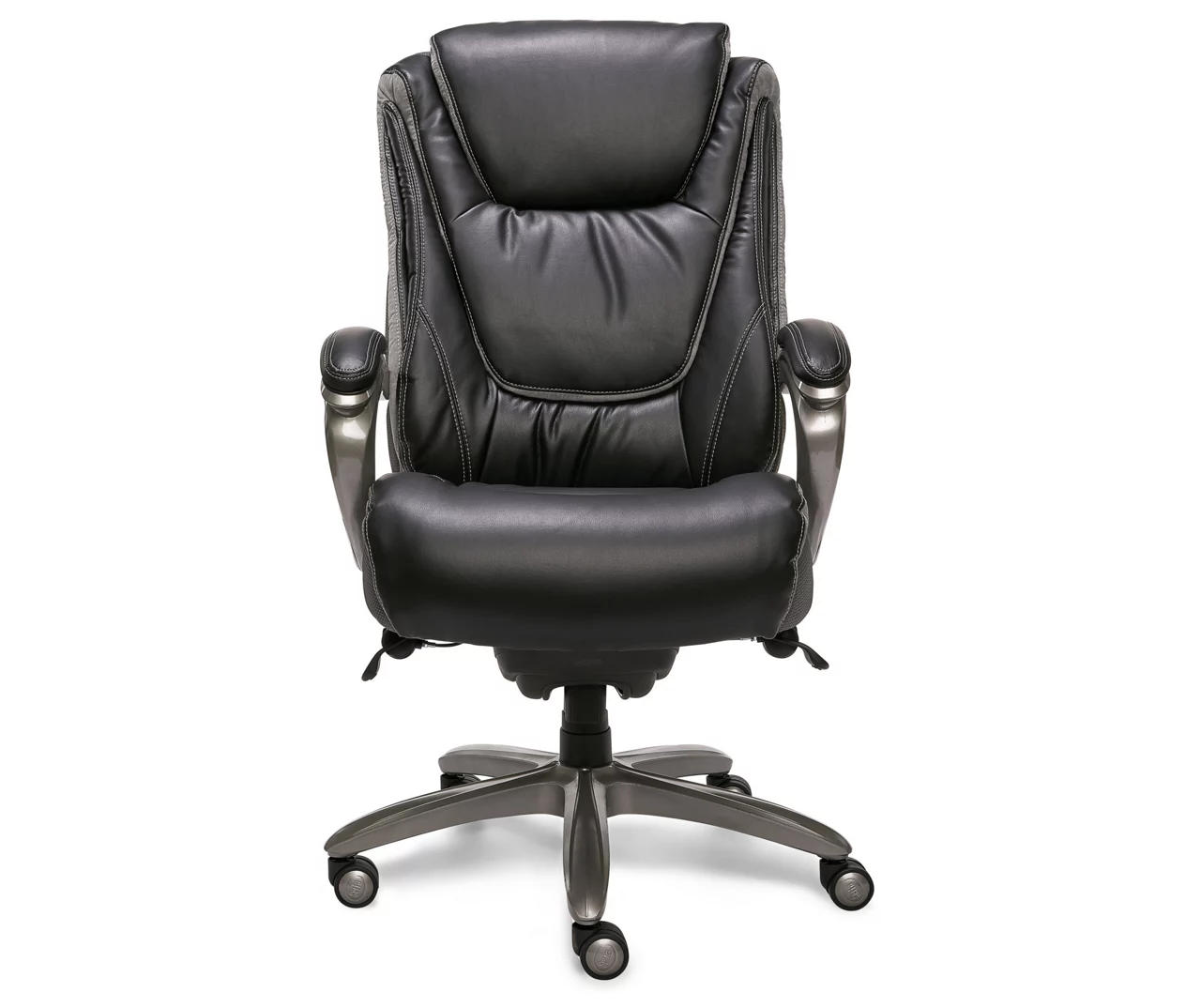 Baxter Black Big & Tall Bonded Leather Office Chair 1 Baxter Black Big & Tall Bonded Leather Office Chair