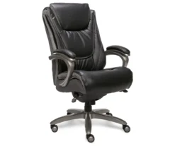 Baxter Black Big & Tall Bonded Leather Office Chair 11 Baxter Black Big & Tall Bonded Leather Office Chair -Home Sale Store 810590377 4
