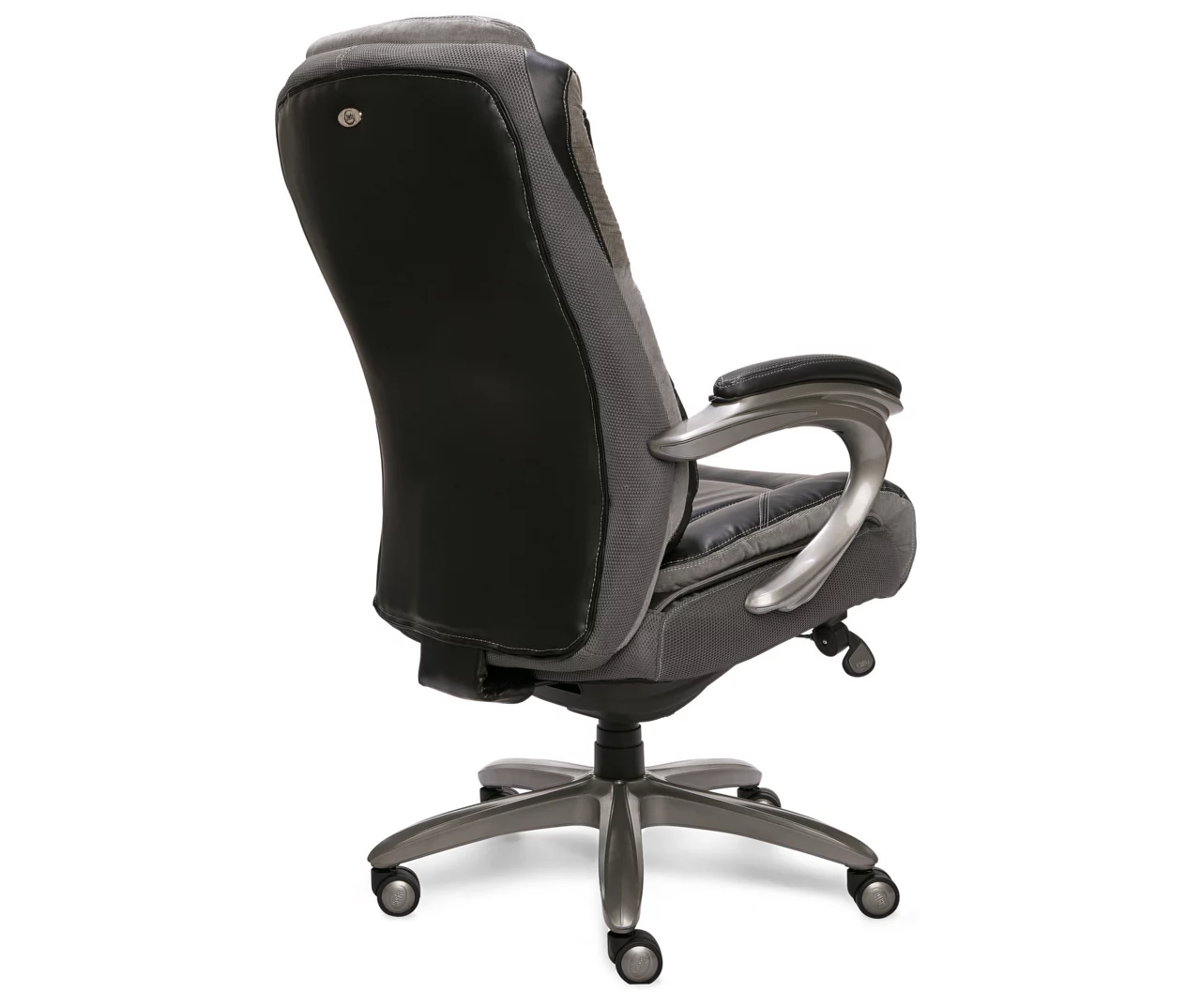 Baxter Black Big & Tall Bonded Leather Office Chair 5 Baxter Black Big & Tall Bonded Leather Office Chair - Image 5
