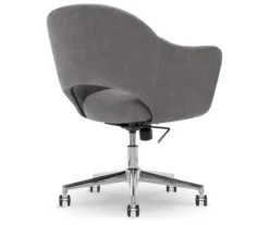Valetta Gray Microfiber Office Chair -Home Sale Store 810590379 5