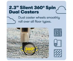 Claremont Gray Bonded Leather Office Chair 23 Claremont Gray Bonded Leather Office Chair -Home Sale Store 810590392 12