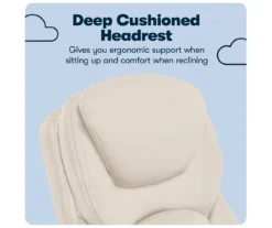 Claremont Ivory Bonded Leather Office Chair -Home Sale Store 810590394 10