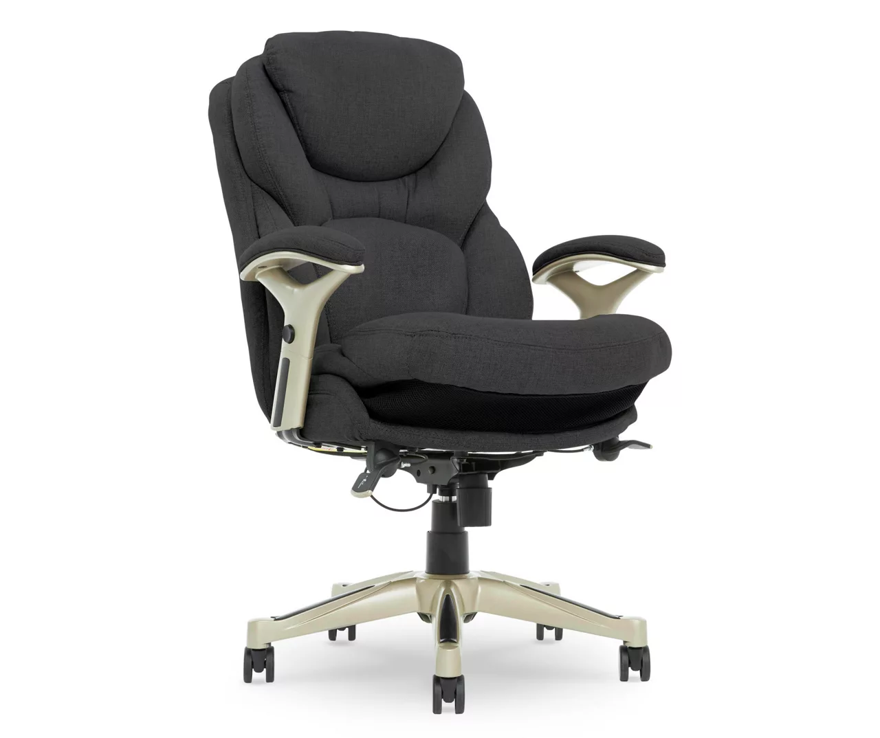 Claremont Dark Gray Fabric Office Chair 3 Claremont Dark Gray Fabric Office Chair - Image 3