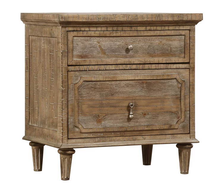 Windham 2-Drawer Nightstand With USB Charging 2 Windham 2-Drawer Nightstand With USB Charging - Image 2