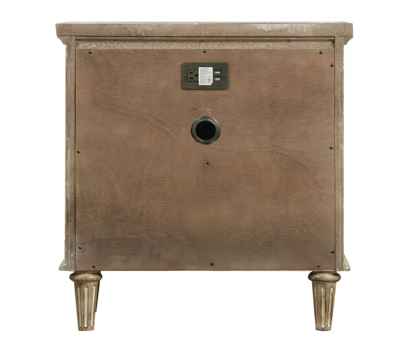 Windham 2-Drawer Nightstand With USB Charging 4 Windham 2-Drawer Nightstand With USB Charging - Image 4