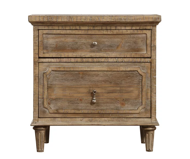 Windham 2-Drawer Nightstand With USB Charging 1 Windham 2-Drawer Nightstand With USB Charging