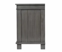 Topeka Warm Gray 3-Drawer Nightstand With USB Charging -Home Sale Store 810591526 5