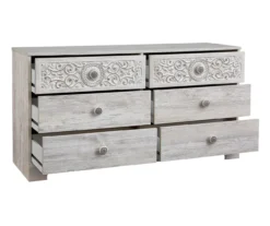 Paxberry Whitewash 6-Drawer Dresser -Home Sale Store 810591798 3