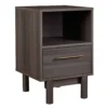 Brymont Dark Gray Nightstand